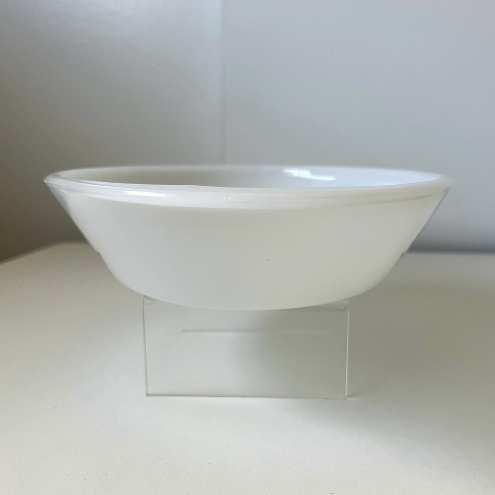Vintage Glasbake Green Daisy Divided Milk Glass Serving Casserole Dish J2352 - Picture 2 of 16